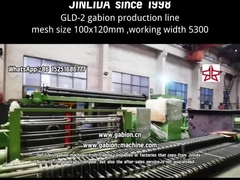 GLD-2 高速自動PLC制御ガビオン生産ライン