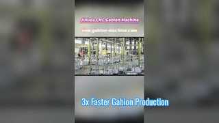 JINLIDA CNC 蛇籠メッシュマシン | 2 ～ 3 倍高速な生産 |工場直送