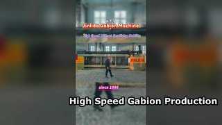 連続生産用の頑丈な高速蛇籠機械