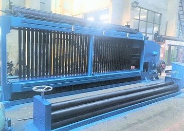 購入 油圧ポリ塩化ビニールはワイヤー Gabion 機械に 120mm x 150mm の網サイズ塗りました オンライン製造