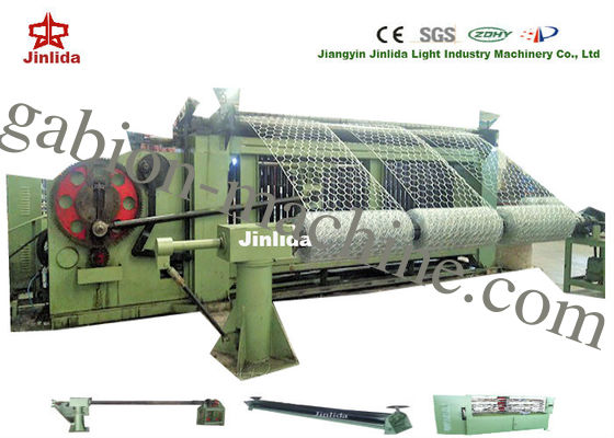 購入 5000mm 30kw Gabionの網機械PLC制御100*120mm六角形の金網 オンライン製造