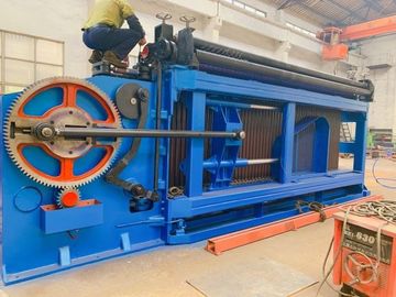 購入 機械195m/hを作る自動PLC頑丈なワイヤー網22kw Gabionの網 オンライン製造