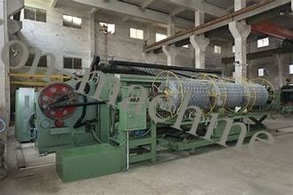 購入 25RPMは土木工学のための上塗を施してあるGabionワイヤーおり機械を亜鉛でメッキする オンライン製造
