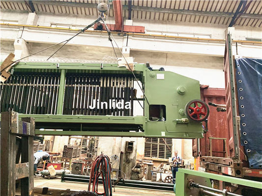 購入 自動高性能225m/h六角形ワイヤー網機械100*120mm Gabion網 オンライン製造