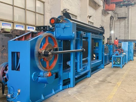 購入 カスタマイズされた2000mmの幅の六角形の網機械はGabionワイヤー網機械に電流を通した オンライン製造
