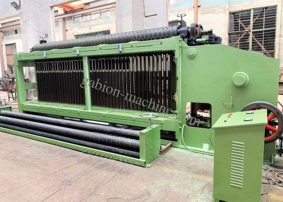 購入 165m/h 66*80mmの川の堤防のための六角形の網機械石のおり箱 オンライン製造